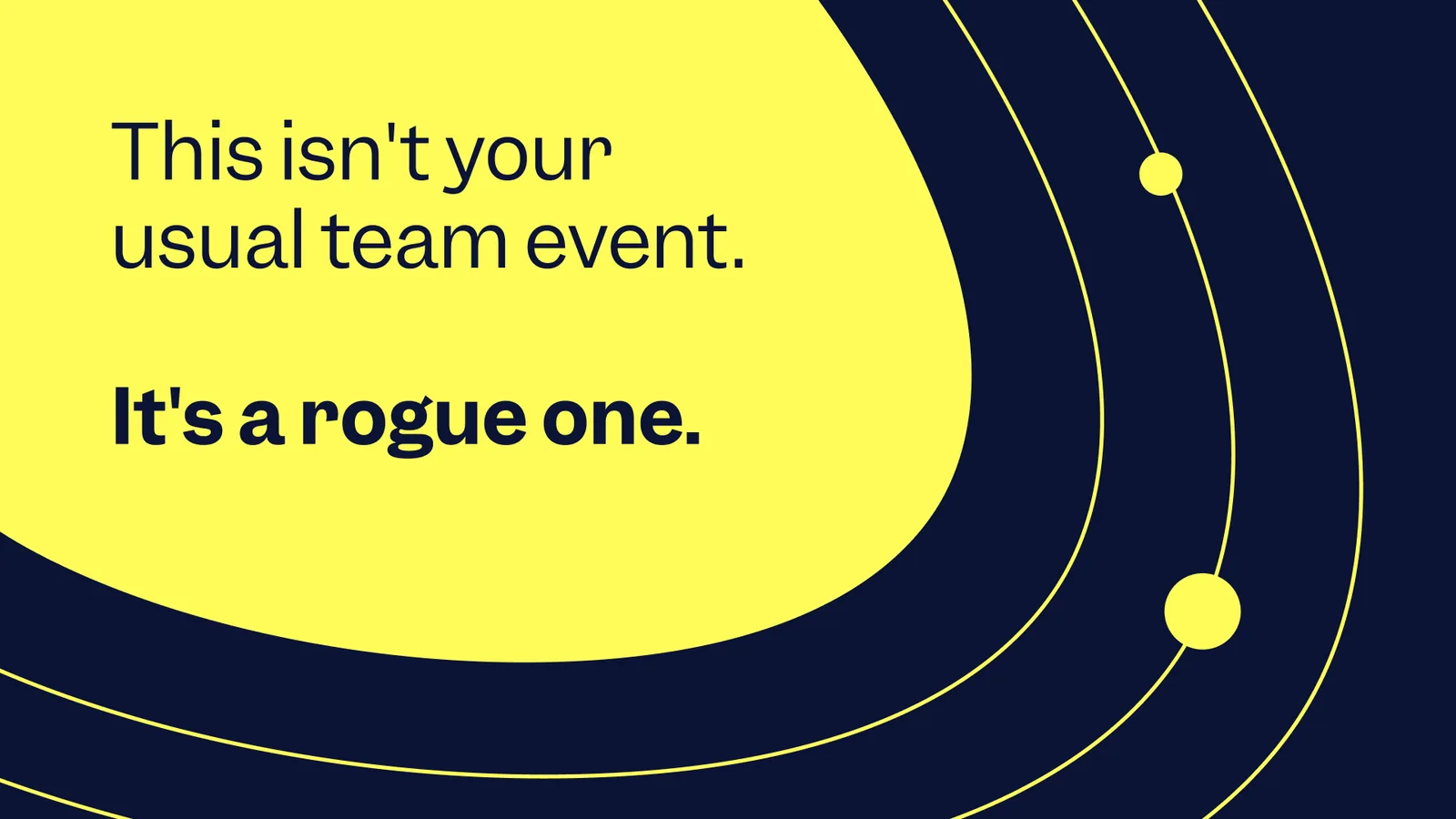 Cuckoo Star Wars event โ โThis isnโt your usual team event. Itโs a rogue one.โ